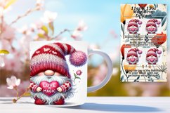 CUSTOM 11oz Mug Wrap PNG Artwork , Gnomes Product Image 1