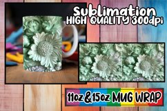 Bold Art 3D Mug Wrap, 11oz 15oz Sublimation Product Image 1