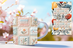 Radiant 15oz Mug Wrap Png Template , Patchwork Product Image 1