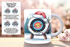 Charming 15oz Mug Wrap Png Template , Holiday Product Image 1