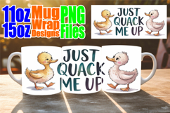 Uplifting dreams 11oz 15oz mug wrap, Funny Animals Product Image 1