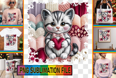 Cheerful TSHIRT Sublimation Ideas, Valenines Animals Product Image 1