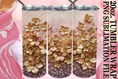 Glittery Leopard Pattern Tumbler Graphic: Sublimation - 20oz Product Image 1