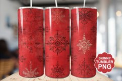 Christmas Red Tumbler | Christmas Tumbler Wrap Product Image 1