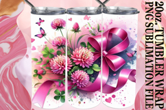 Timeless journeys 20oz tumbler wrap, Flowers Product Image 1