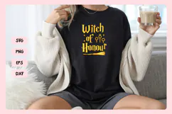 Wizard Bachelorette Party Saying SVG | Witch of Honour Product Image 4