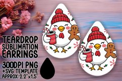 Artistic Teardrop Design for Crafting , Christmas Product Image 1