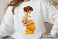 Mothers Day Pregnant Sublimation Bundle PNG Product Image 6