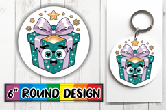 Radiant Sublimation Ornaments, Cute Christmas Product Image 1