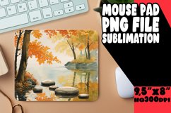Watercolor Mouse Pad Autumn Fall Design Product Image 1