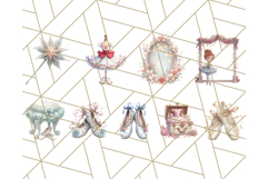 Nutcracker Ballet Clipart, Holiday Ballerina PNG Art Product Image 2