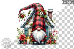 Christmas Gnome Sublimation - Clipart PNG Design Product Image 1