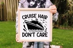 Cruise Hair Don't Care SVG, Summer SVG Design Product Image 3