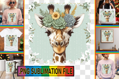Playful TSHIRT Art Magic PNG, Giraffe Product Image 1