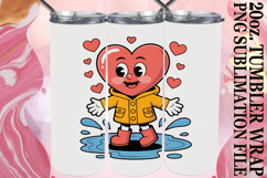 SERENE GIFT 20oz TUMBLER WRAP, Valenines Heart Product Image 1