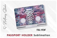 2 Sneaker patterns - Passport Holder sublimation. Product Image 6