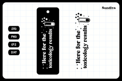 True Crime Bookmark Saying SVG | Toxicology Results Product Image 3