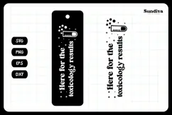 True Crime Bookmark Saying SVG | Toxicology Results Product Image 3