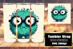 CUSTOM 20oz Tumbler Design for DIY , Monster Product Image 1