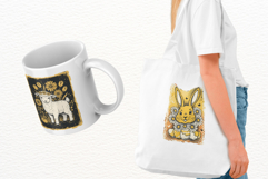 Distress Vintage Easter Design Clipart Product Image 3