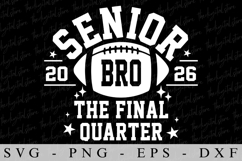 Senior Bro 2026 SVG | SVG Cut files | Cricut Product Image 2