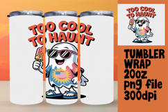 20oz Tumbler Template for Gifts , Funny Ghost Product Image 1