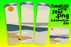 Boho Tumbler Wrap - Modern Simple Design 20oz Product Image 1