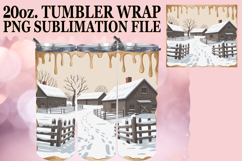 Sweet adventures 20oz tumbler wrap, Winter Product Image 1