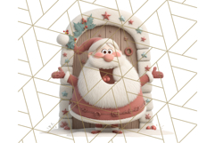 Santa Claus Clipart, North Pole Holiday PNG Graphics Product Image 2