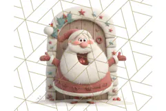 Santa Claus Clipart, North Pole Holiday PNG Graphics Product Image 2