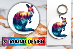 Enchanted Car Coaster Circle PNG, Animals Art Product Image 1