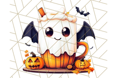Monster Café Halloween PNG Clipart, Coffee Holiday Clip Art Product Image 2
