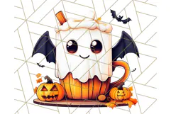 Monster Café Halloween PNG Clipart, Coffee Holiday Clip Art Product Image 2