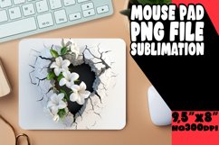 Vibrant Garden 3D Heart Mousepad Design Product Image 1