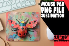 Ladybug Spring Mouse Pad - Garden Splendor Product Image 1