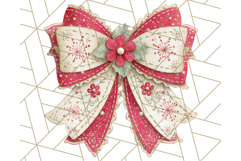 Christmas Clipart, Crafter’s Christmas Paper and Fabric Art Product Image 2
