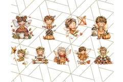 Fall Fairy Clipart PNG, Autumn Fairy People With Wings Product Image 2