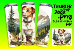 Adventure Seeker Dog Tumbler Sublimation - 20oz Product Image 1