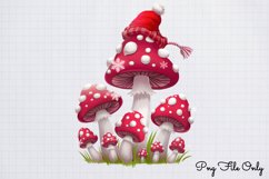 Woodland Christmas Watercolor Clipart PNG Product Image 1