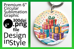 Creative Circle Design for Sublimation , Holiday Product Image 1