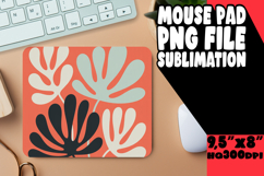 Vibrant mouse pad SUBLIMATION PNG, Flowers Product Image 1