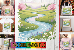 Bright TSHIRT Magic Ideas PNG, Spring Product Image 1