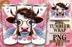 Joyful nights 20oz tumbler wrap, Valentines Product Image 1