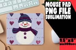 Joyful Mouse Mat Designs for Kids, Snowman Product Image 1