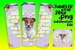 ELEGANT 20oz Tumbler Graphic for Gifts , Cute Dog Product Image 1