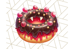 Haunted Sweet Shoppe PNG Clipart, Pastel Halloween Bakery Product Image 2