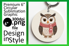 Cute Round Design Car Coaster PNG , Valenines Animals Product Image 1