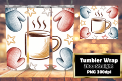 Sublimation Tumbler Template , Christmas Product Image 1