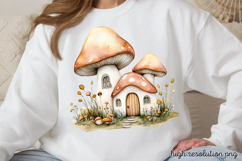 Adorable Cute Fairy Woodland Clipart PNG Product Image 1