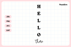 Porch Sign Saying SVG | Hello There Product Image 3
